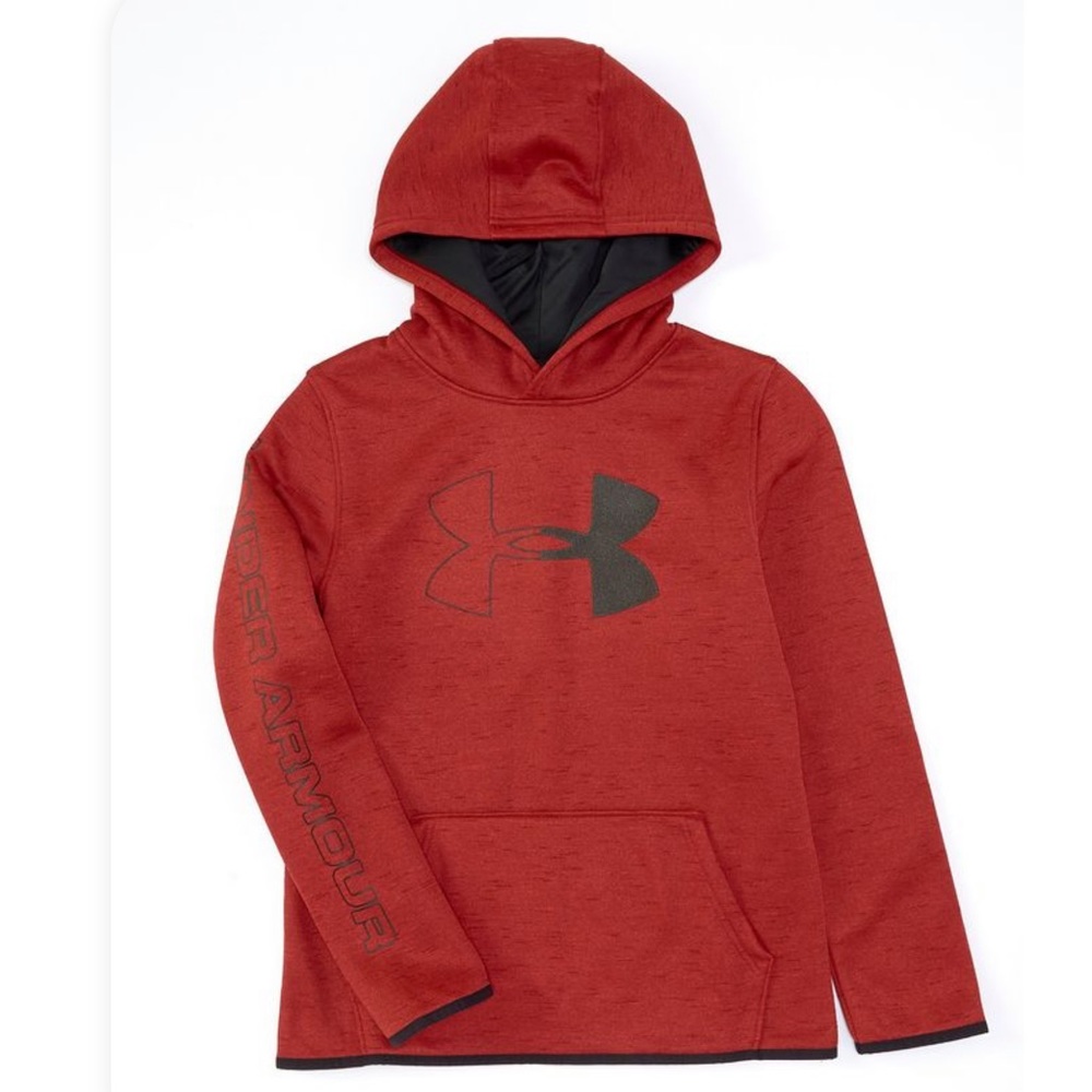 UNDER ARMOUR BOYS SIZE YSM ARMOUR FLEECE HOODIE